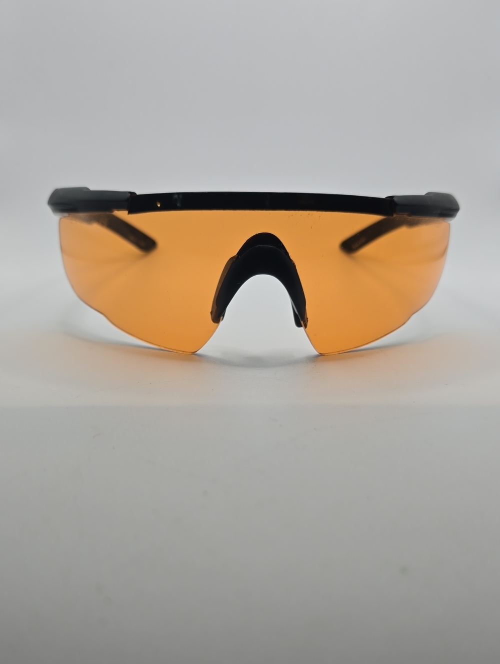 Wiley X Z87+ Amber Lens Safety Glasses with Black Frame